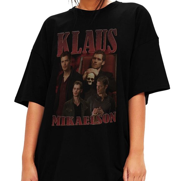 Klaus Mikaelson Graphic T-Shirt Vampire Diaries Fan Tee Fantasy Gift Shirt 79 - Picture 1 of 6